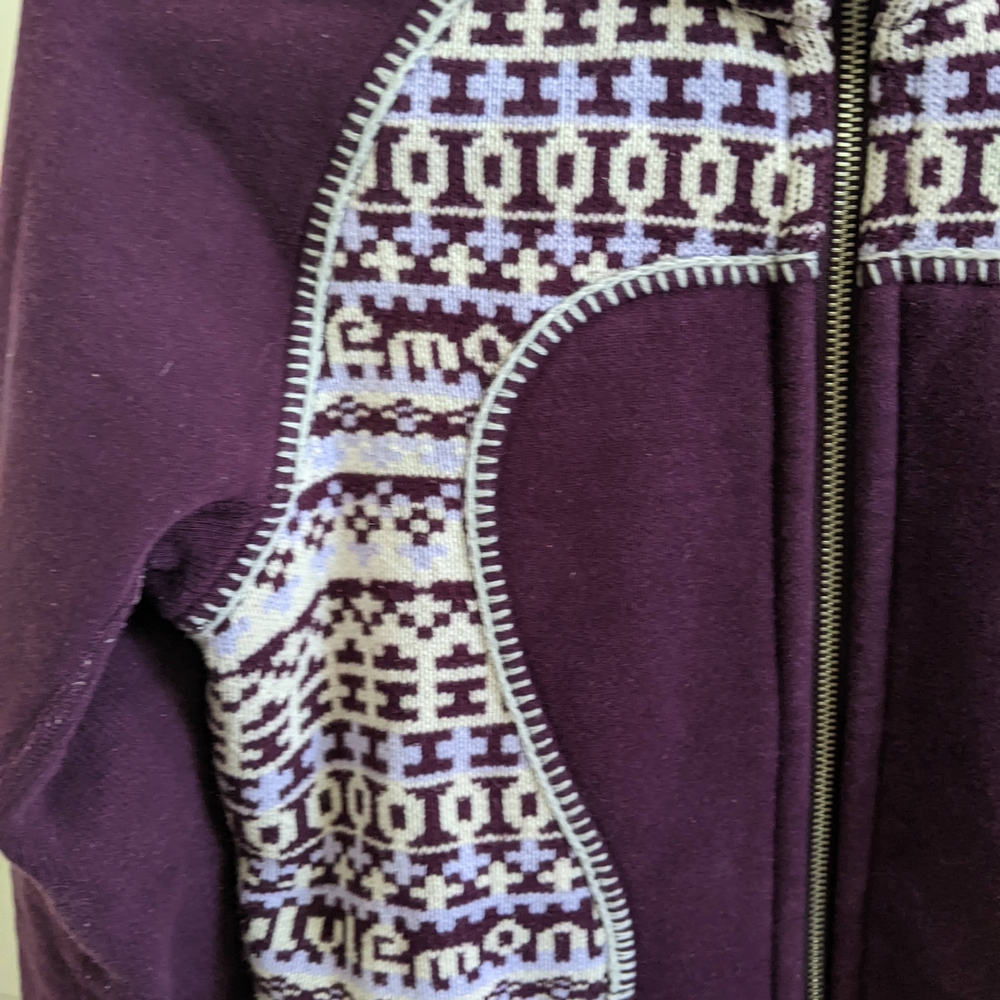 Lululemon Purple Patterned Jacket - Picture 4 of 4